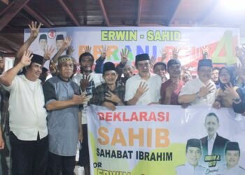 Ibrahim Hafid Ajak Masyarakat Mepanga Pilih Erwin-Sahid