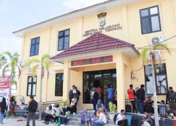Pemohon SKCK PPPK di Polres Parigi Moutong Membludak