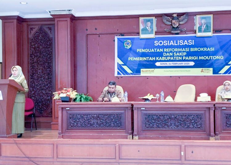 Pemda Parigi Moutong Sosialisasikan Penguatan Reformasi Birokrasi dan SAKIP