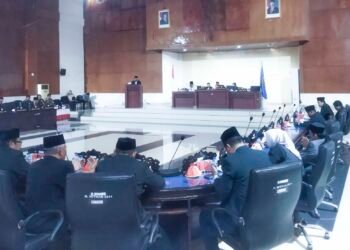 Rapat Paripurna, Wakil Ketua DPRD Minta Pemda Perkuat Koordinasi