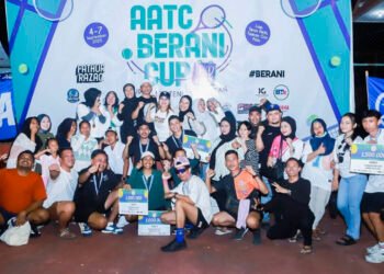 Tim Tenis Parigi Raih Empat Medali di AATC Berani Cup 2025