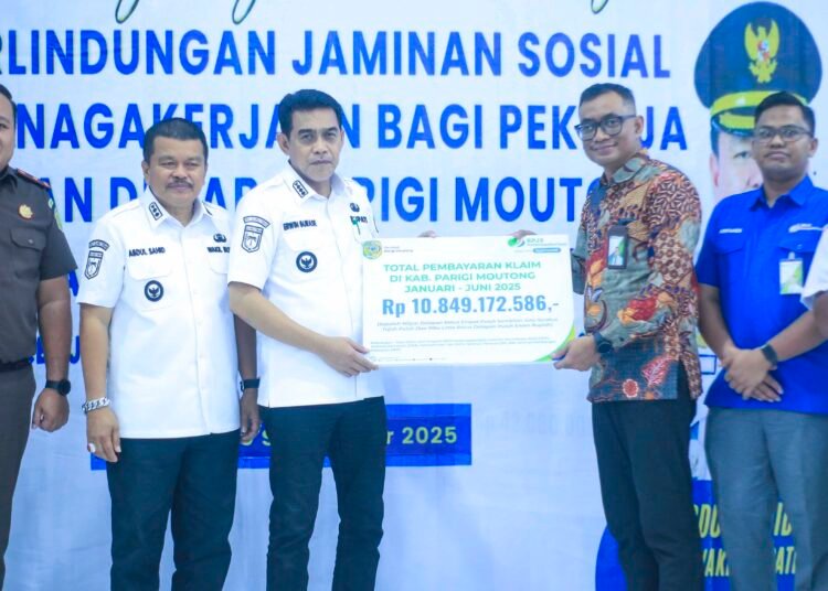 Pemda Parigi Moutong Jamin Pekerja Rentan Masuk BPJS Ketenagakerjaan