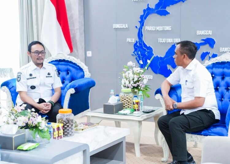 Sekda Parigi Moutong Audiensi dengan Gubernur Sulteng Bahas Ekonomi dan Kesehatan