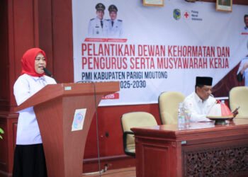 Hestiwati Nanga Resmi Pimpin PMI Parigi Moutong, Tegaskan Komitmen Perkuat Layanan Kemanusiaan