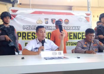 Satreskrim Parigi Moutong Bekuk Pelaku Curanmor Asal Palu, Sita Tiga Motor dan Lima HP