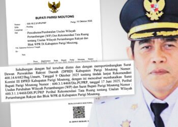 Bupati Parigi Moutong Cabut Usulan Wilayah Pertambangan