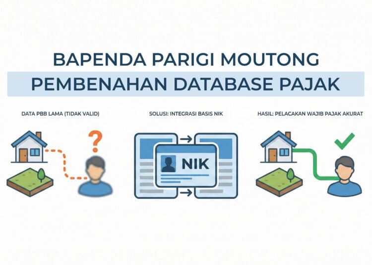 Bapenda Parigi Moutong Perkuat Database Berbasis NIK Atasi Kendala Penagihan Pajak