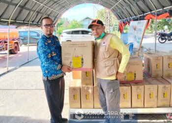 Dinas TPHP Parigi Moutong Salurkan 50 Hand Sprayer dan Dua Pompa Air untuk Penanganan Karhutla