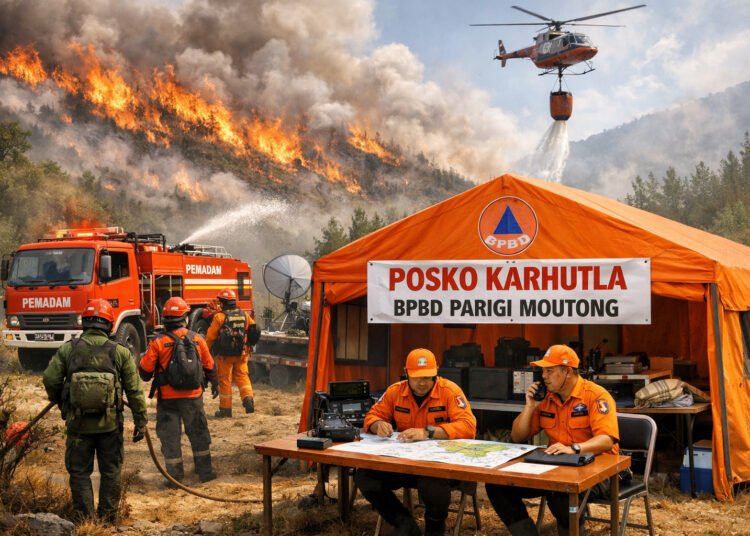 Antisipasi Karhutla, BPBD Parigi Moutong Siapkan Posko di Lokasi Strategis