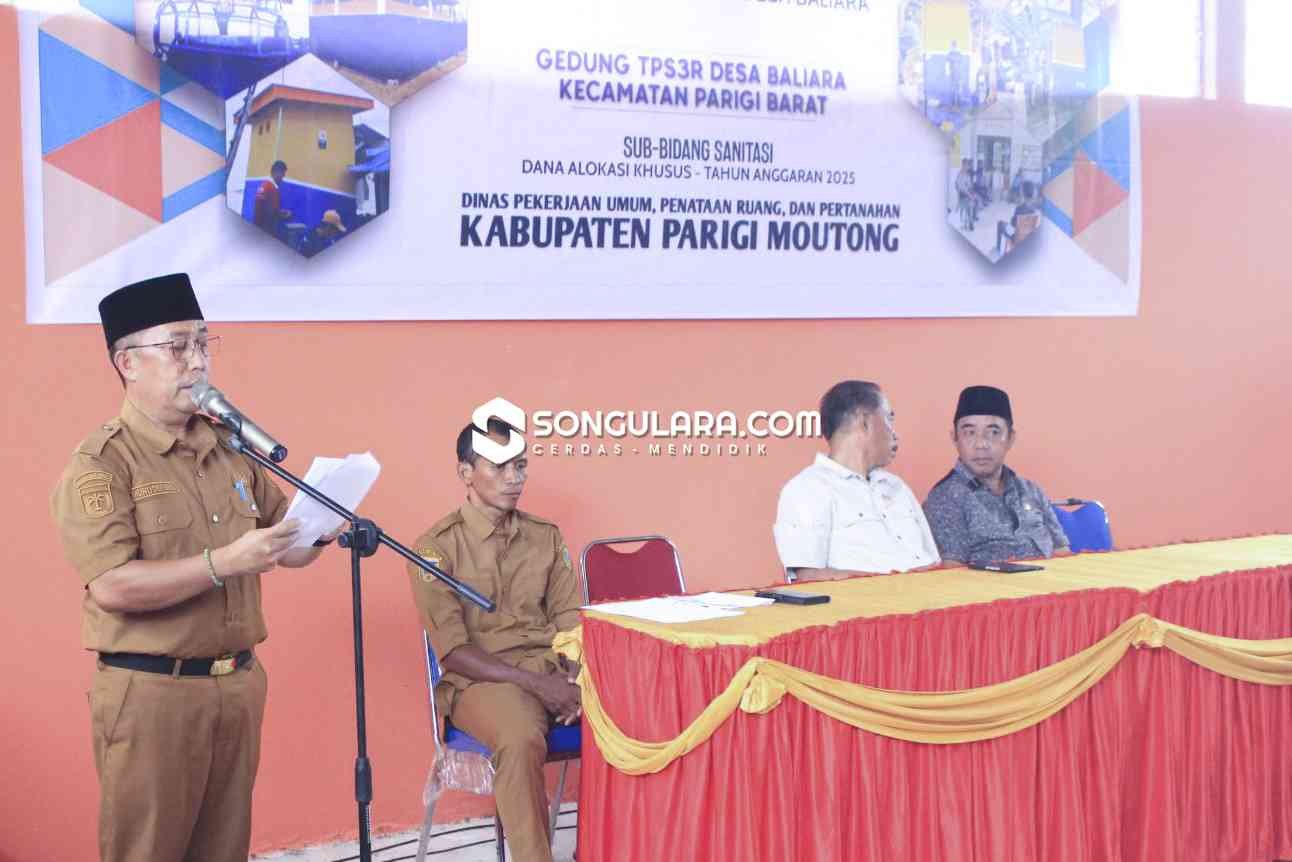 Pemkab Parigi Moutong Serah Terima Tangki Septik dan TPS3R DAK 2025