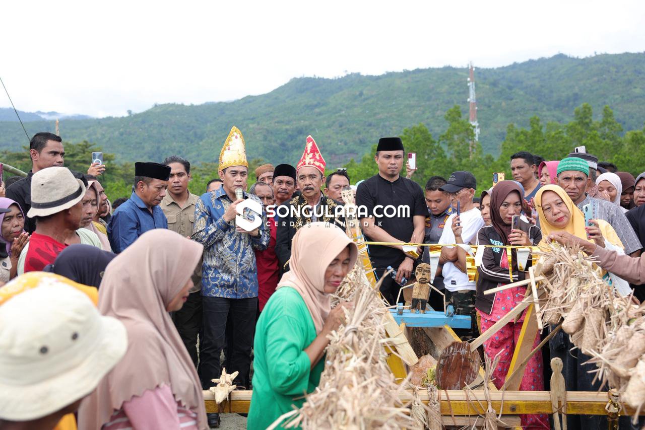 Bupati Erwin Burase Janji Biayai Pembangunan Rumah Adat Olongian di Tomini