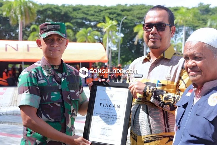 Dinas TPHP Parigi Moutong Raih Penghargaan atas Kontribusi Penanganan Karhutla