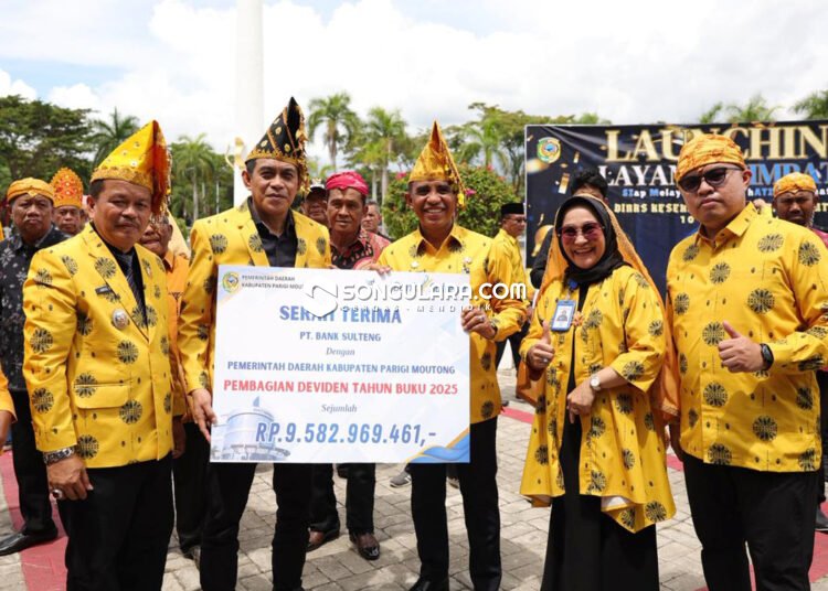 Pemda Parigi Moutong Terima Dividen Rp9,5 Miliar dari Bank Sulteng