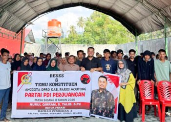 Ketua Fraksi PDI Perjuangan DPRD Parigi Moutong Tampung Aspirasi Warga Ulatan