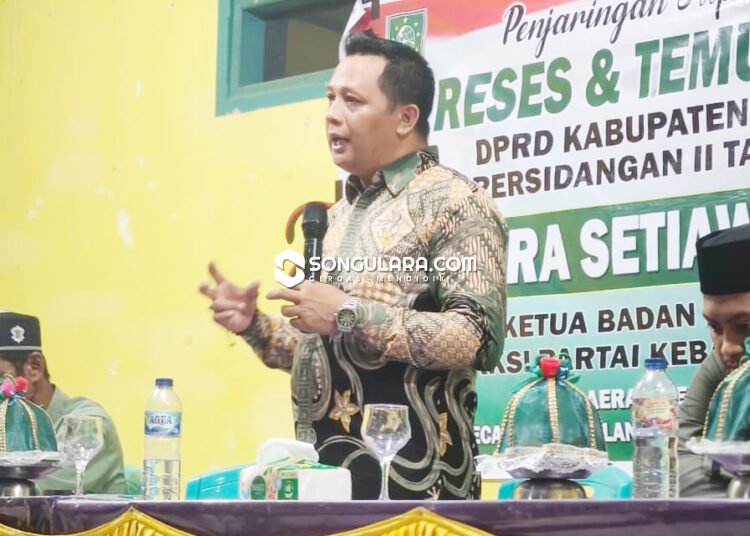 Reses di Palapi, Candra Setiawan Prioritaskan Penanganan Abrasi dan Infrastruktur Desa