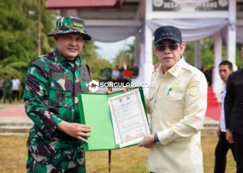 TMMD ke-128 Resmi Dibuka di Sausu Trans, Dorong Pemerataan Pembangunan Desa