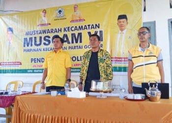 Golkar Parigi Moutong Gelar Muscam VI, Tetapkan Pengurus Kecamatan Baru