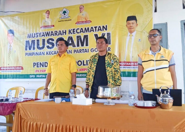 Muscam VI Jadi Momentum Konsolidasi Golkar Parigi Moutong hingga Akar Rumput