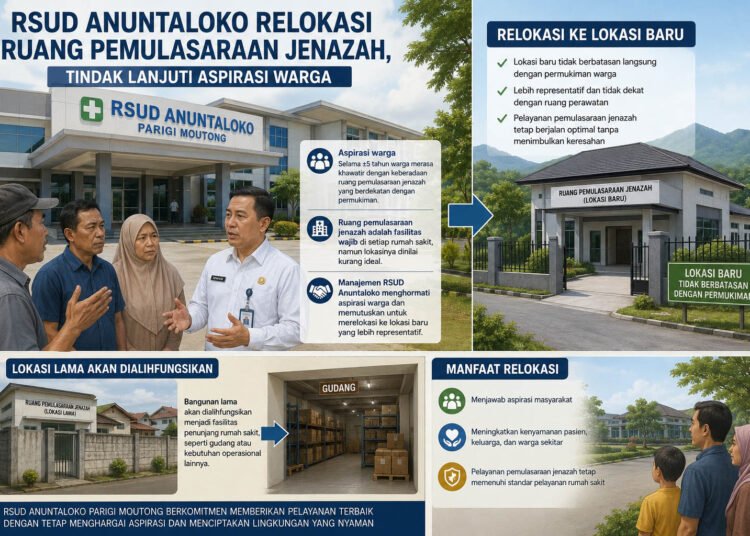 RSUD Anuntaloko Relokasi Ruang Pemulasaraan Jenazah, Tindak Lanjuti Aspirasi Warga