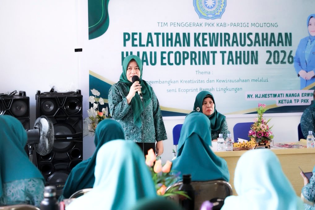 Ketua TP-PKK Parigi Moutong Yakin Ecoprint Bisa Jadi Peluang Usaha Baru Keluarga