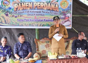Erwin Burase Temui Petani Kasimbar, Keluhan Penyuluh dan Alsintan Mengemuka