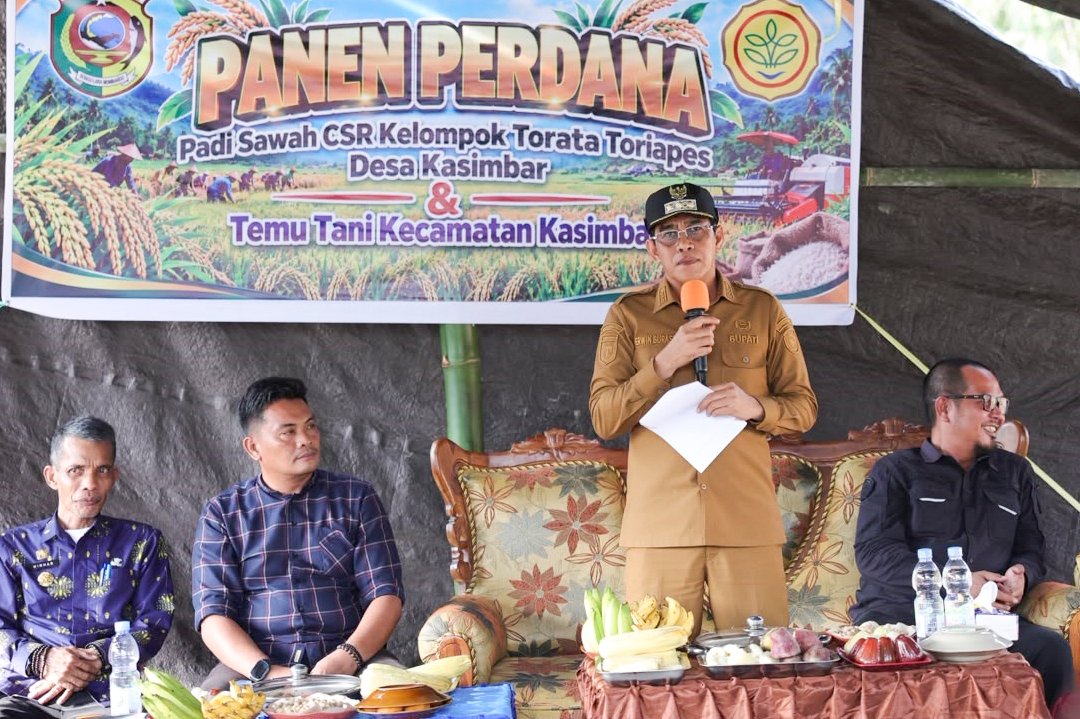 Erwin Burase Temui Petani Kasimbar, Keluhan Penyuluh dan Alsintan Mengemuka